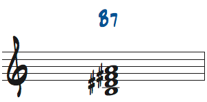 4和音の聴き分け問題9の解答楽譜
