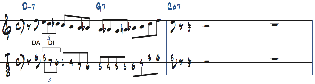 メジャー251リック楽譜