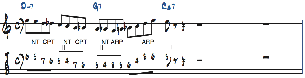 メジャー251リック楽譜