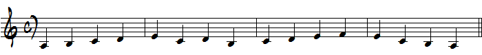 6弦の読譜練習