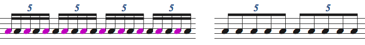 2拍5連の作り方-2