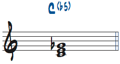 C(b5)楽譜